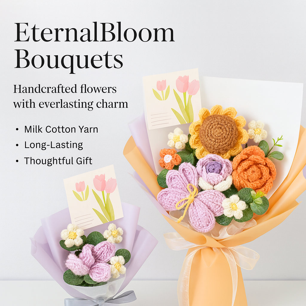 EternalBloom Bouquet: Lasting Beauty Without Maintenance